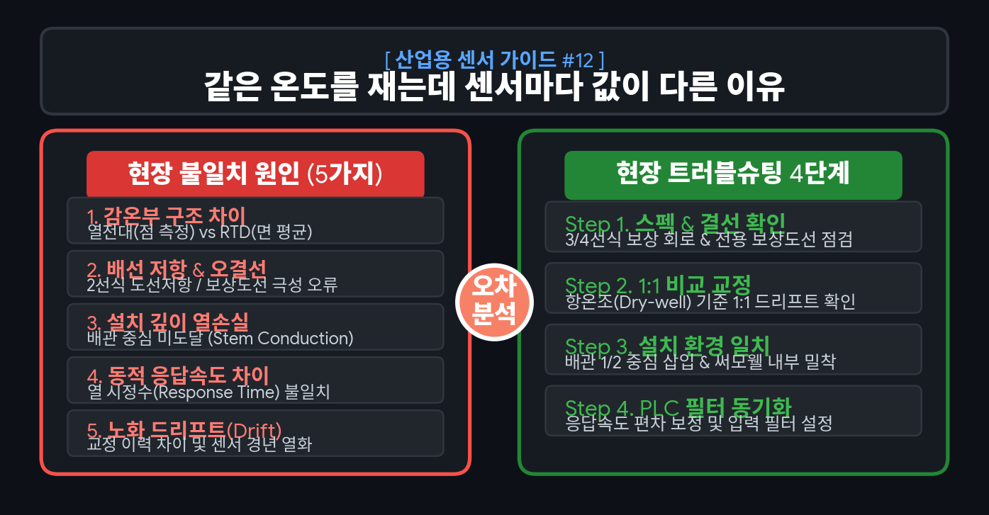 센서마다 값이 다른 이유