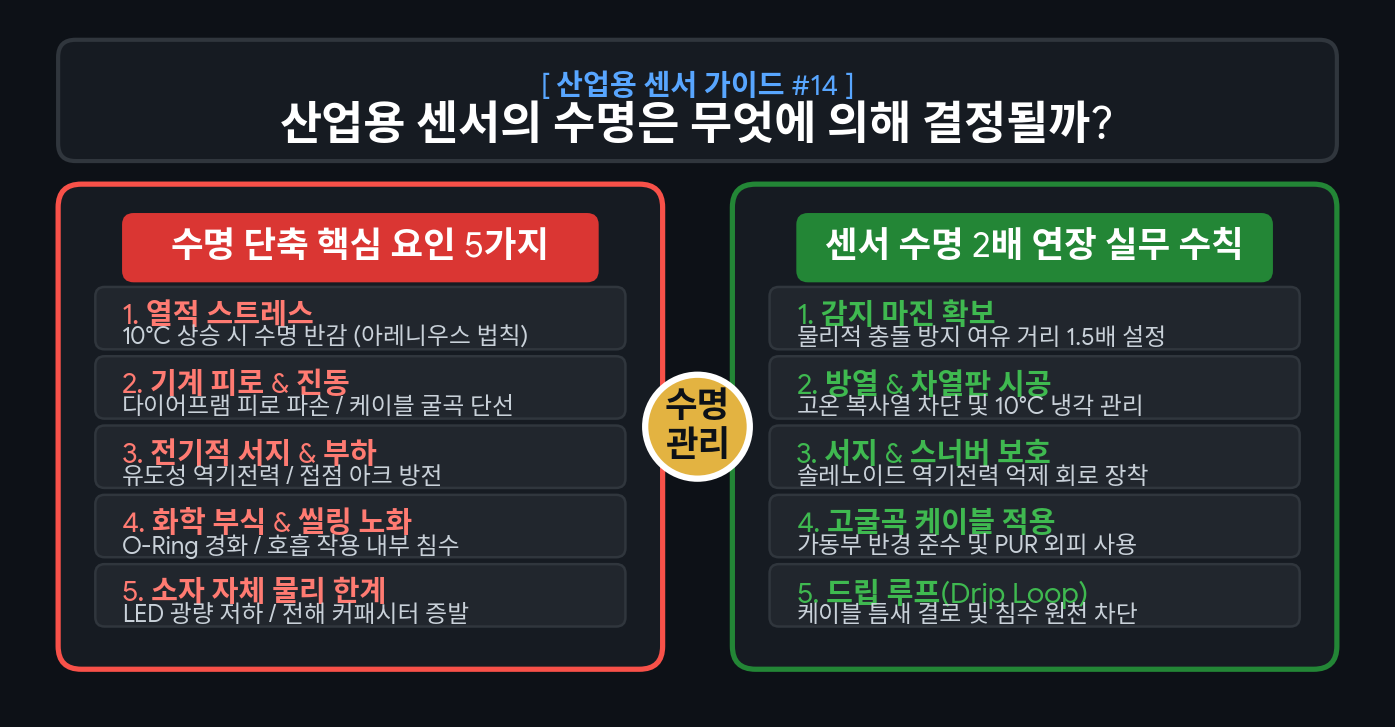 산업용 센서의 수명 결정조건