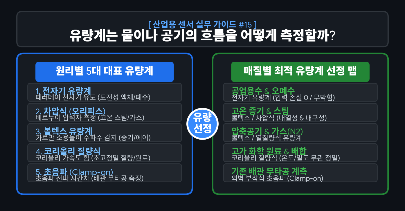 유량계의 측정방법