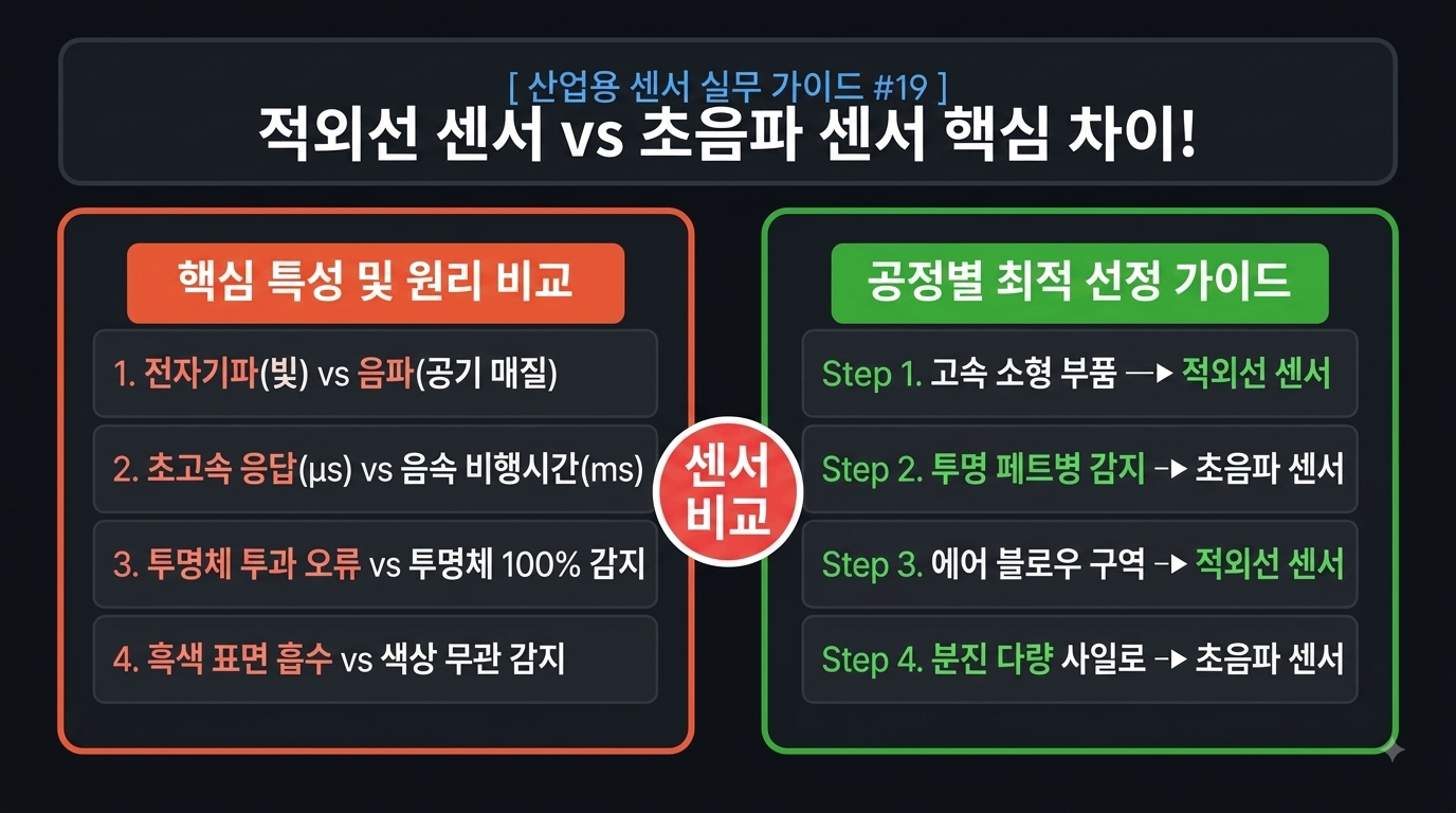 적외선센서와 초음파센서의 차이점